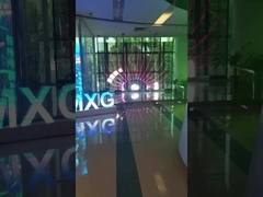 P3.91-7.82mm صفحه نمایش شفاف LED 6000 Nits کابینت آلومینیوم