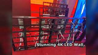 صفحه نمایش صاف HD 4K P3 LED Video Wall 3840Hz